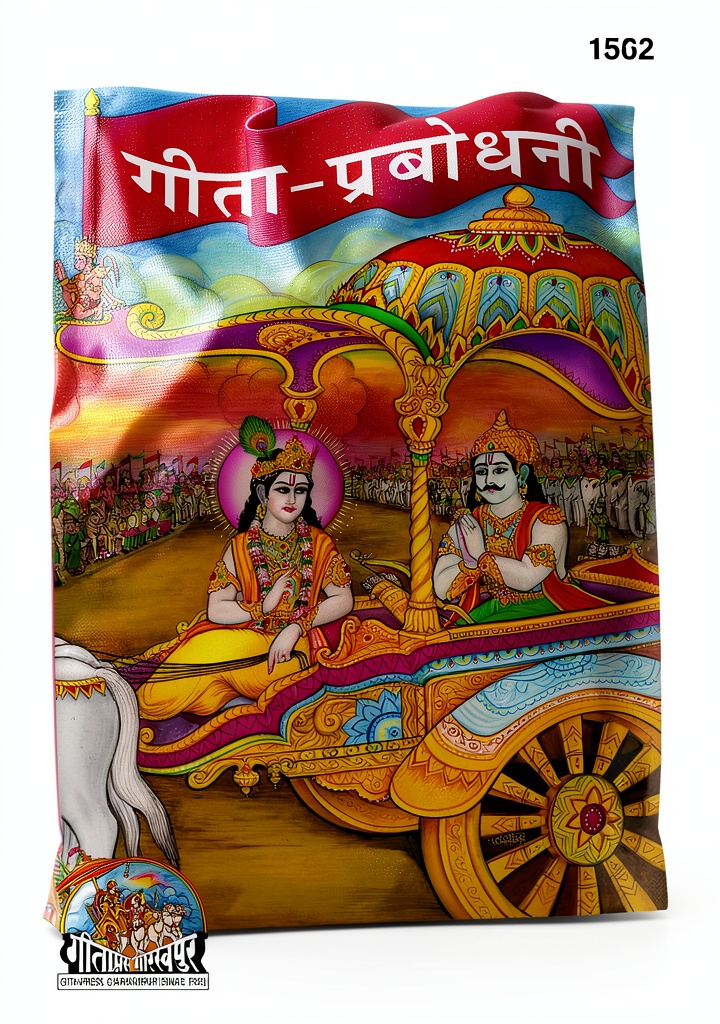 Installing Gita Press Hindi eBooks - B07DVHD6X5 on a wooden desk
