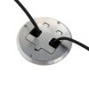 Floor Box Kit RACO 6239NI Nickel 1-Gang Recessed Duplex 15A TR Device-5