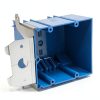 2 Gang Electrical Box Adjustable XGGYA Plastic Outlet Box 34 cu in-0