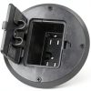 Floor Kit RACO 6239BK 1-Gang Black Recessed Duplex 15A TR Device-1