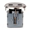 Floor Box Kit RACO 6239NI Nickel 1-Gang Recessed Duplex 15A TR Device-2