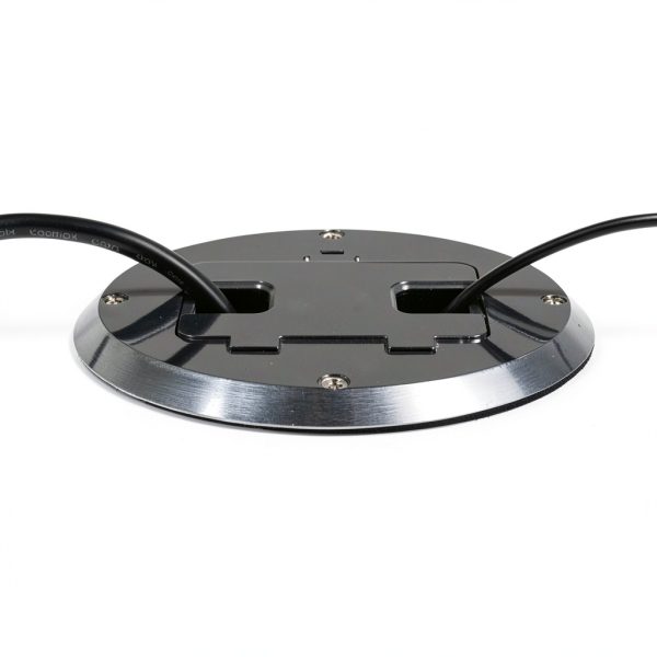 Floor Box Kit RACO 6239NI Nickel 1-Gang Recessed Duplex 15A TR Device-4