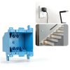 XIUTE 2-Gang PVC Old Work Retrofit Standard Switch/Outlet Wall Electrical Box,Non-Metallic 2 Gang Junction Box,Blue 25 cu. Inches,ETL Listed,1PCS-3