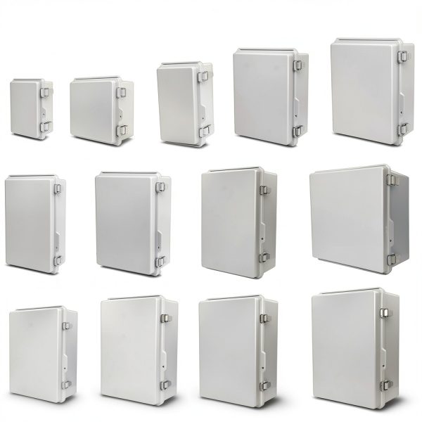 IP67 Waterproof Junction Box, ABS Plastic Electrical Enclosure with-4