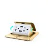 Hoolerry 2 Pack Pop up Floor Electrical Outlet Cover Box Kit with 4.8A USB Charger 20Amp Waterproof Weatherproof Floor Tamper Resistant Outlet Receptacle for Countertop Home (Gold)-2