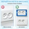 Electrical Box Extenders 4pcs Thin Style by Gosknor with 8 Screws-4