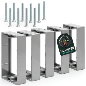 3/4 inch Single Gang Receptacle Box Extender UL Listed Mint Bucket-0