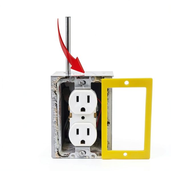 3/4 inch Single Gang Receptacle Box Extender UL Listed Mint Bucket-1