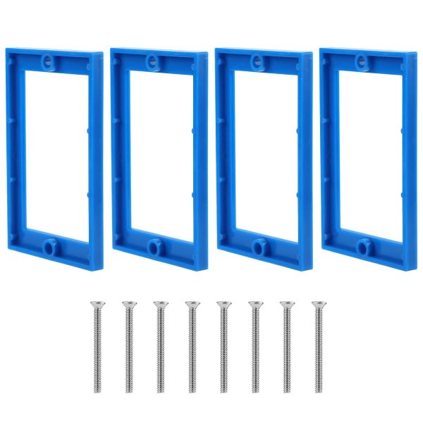 Electrical Box Extenders 4pcs Thin Style by Gosknor with 8 Screws-0