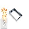 3/4 inch Single Gang Receptacle Box Extender UL Listed Mint Bucket-2